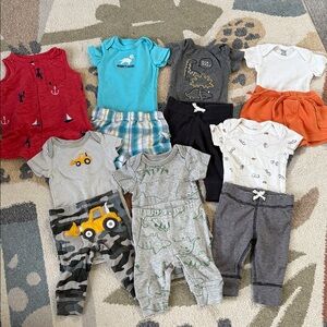 Baby Clothing Set with Various Designs